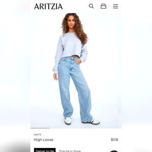 Levi's High Loose Jeans